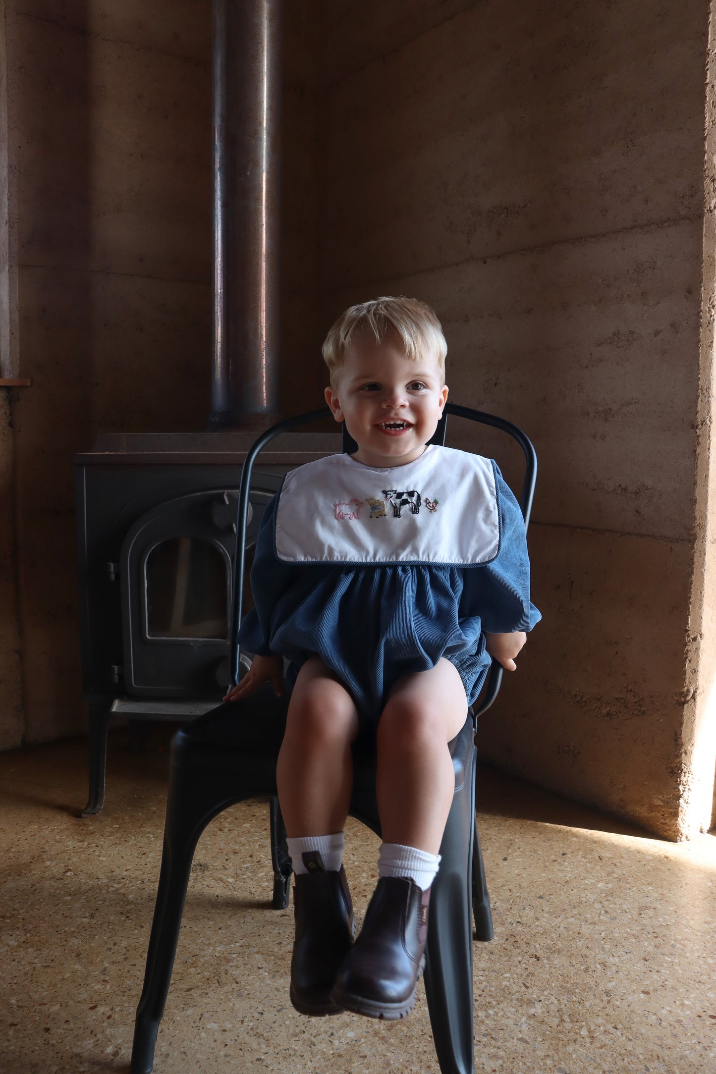 Petite Farm Boys Bubble Romper