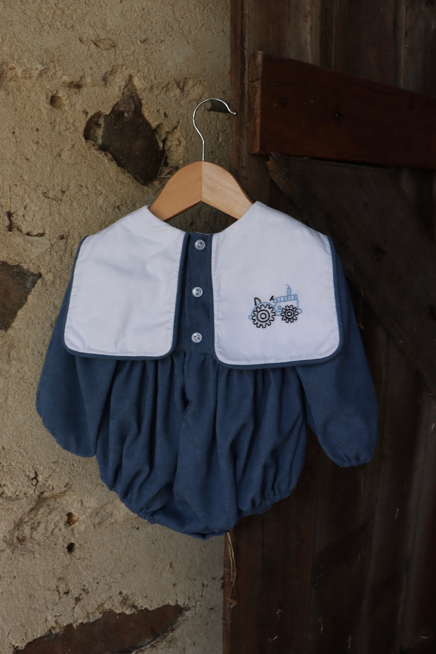 Petite Farm Boys Bubble Romper
