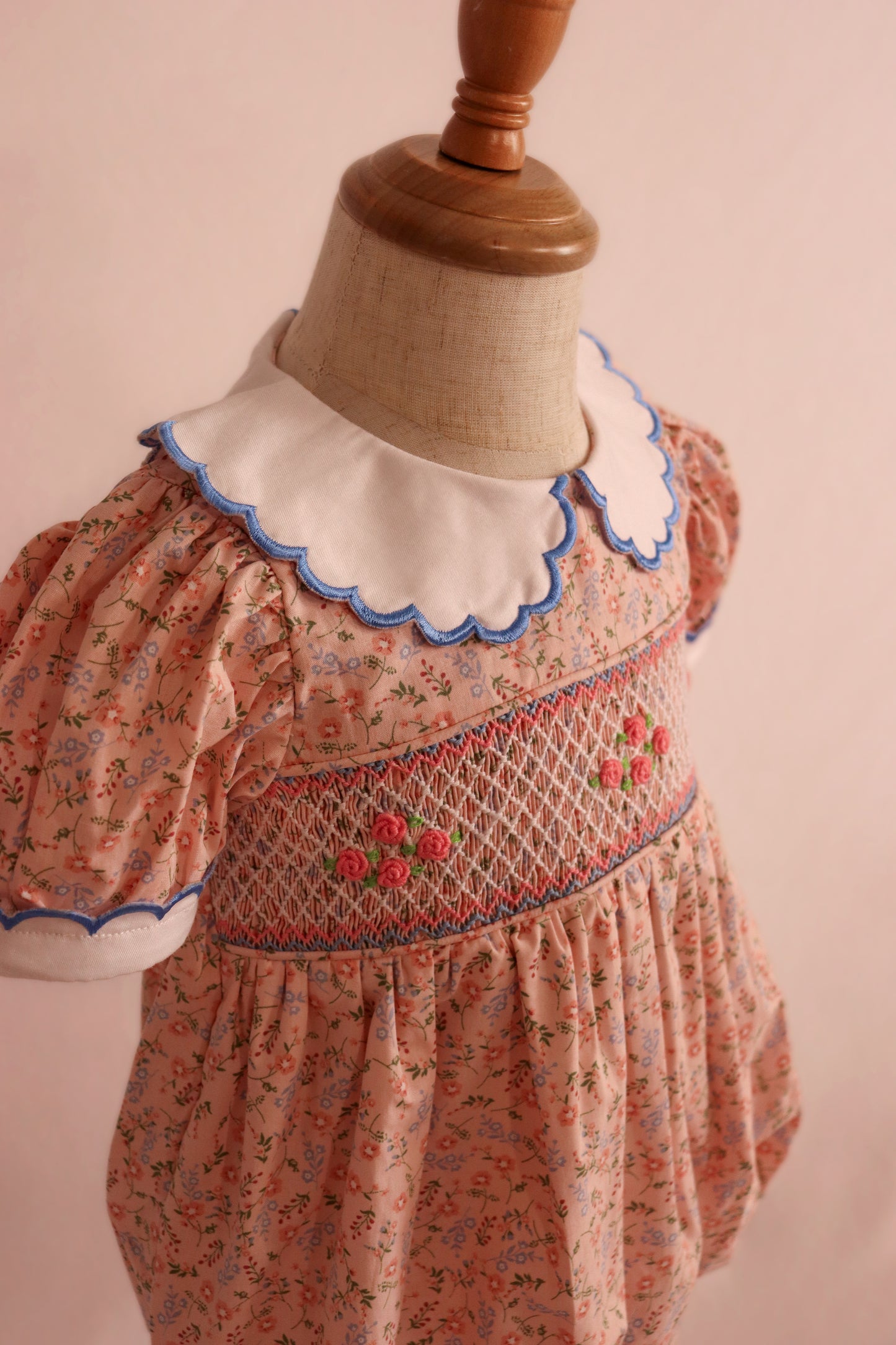 Le Jardin Smocked Bubble Romper