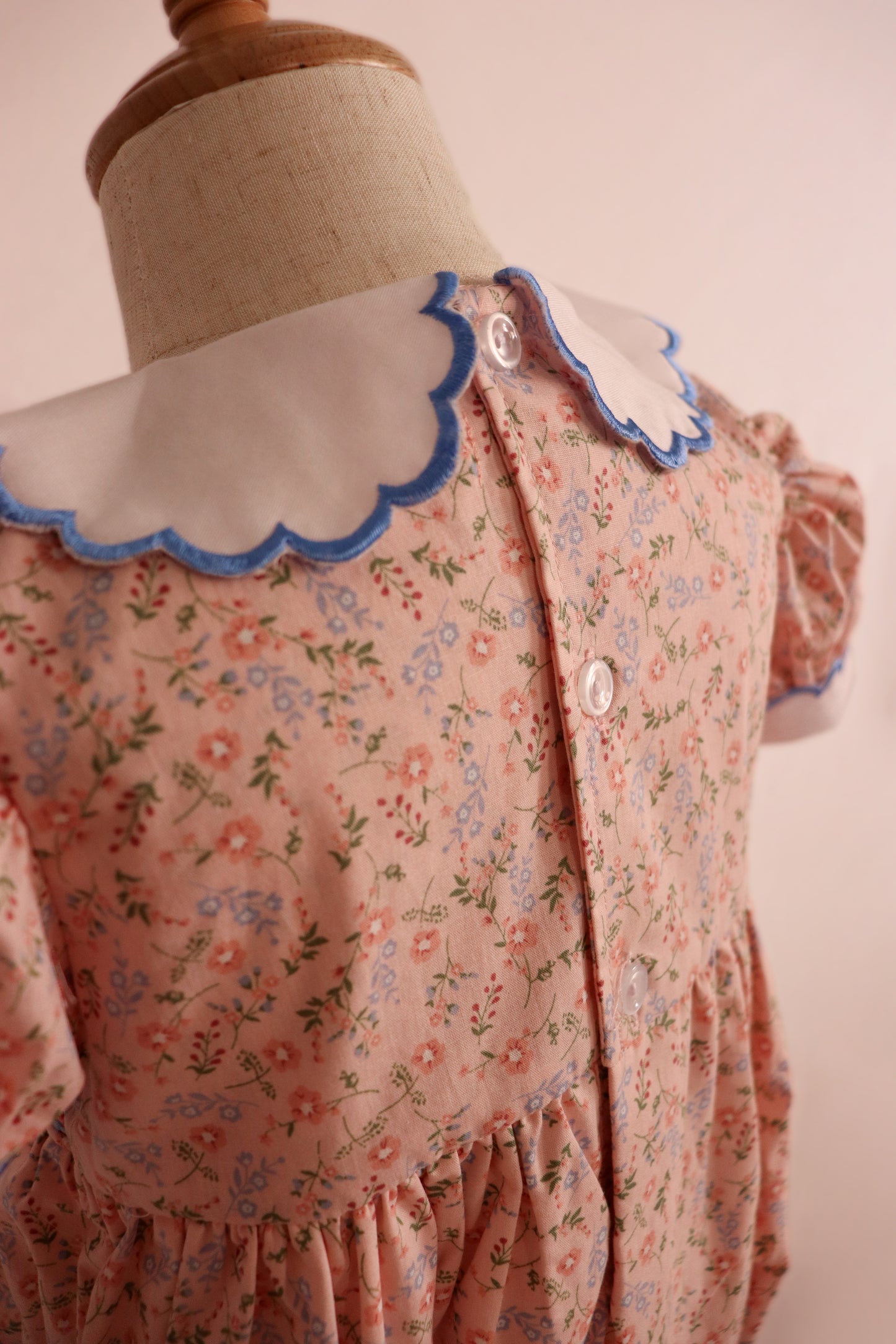 Le Jardin Smocked Bubble Romper