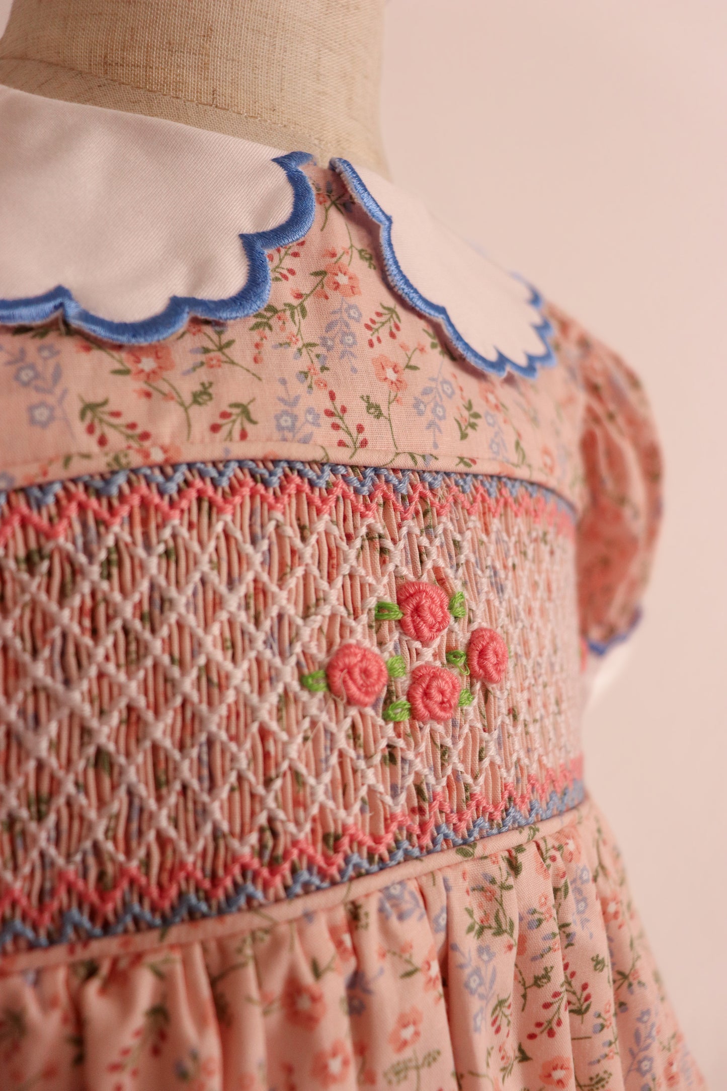 Le Jardin Smocked Bubble Romper