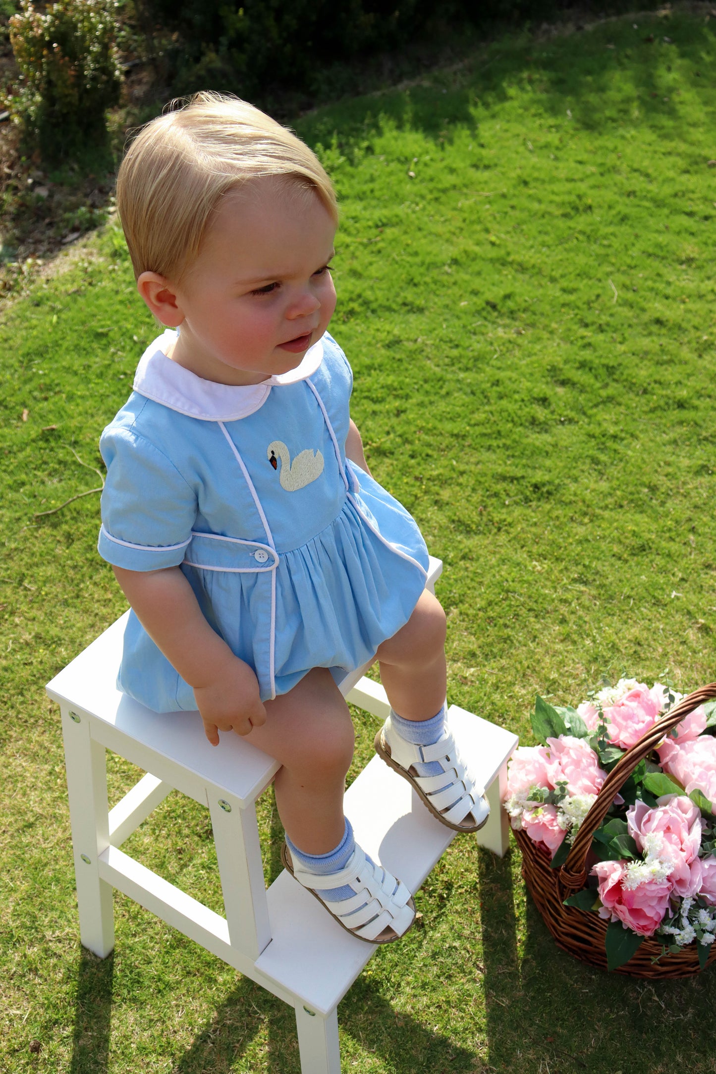 Le Swan Bubble Romper