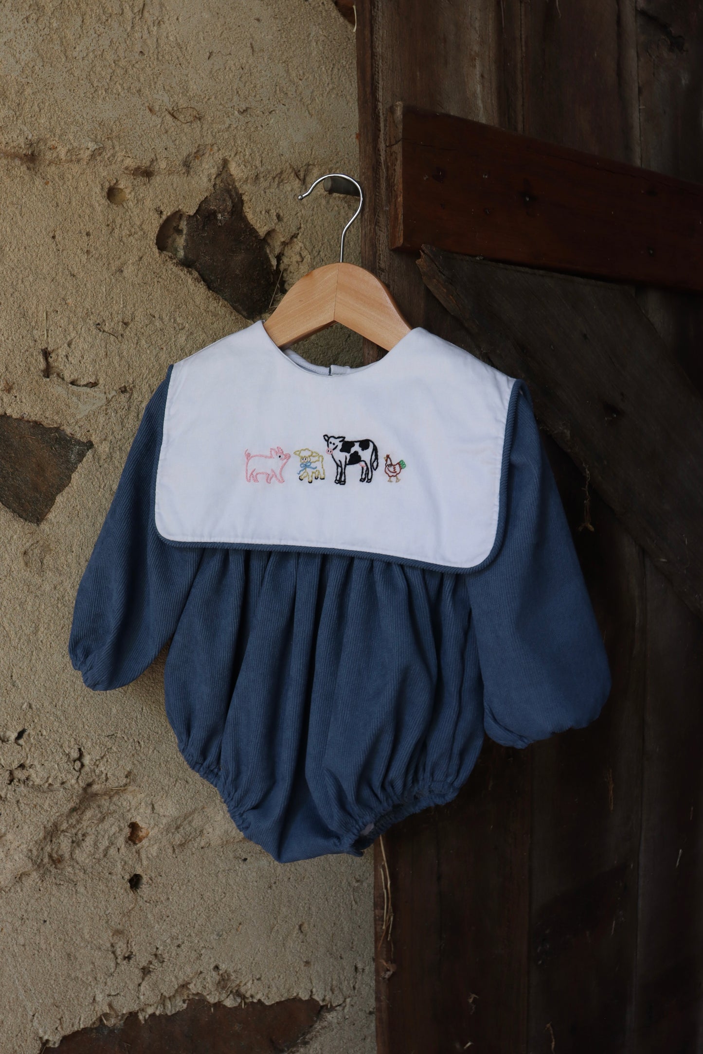 Petite Farm Boys Bubble Romper